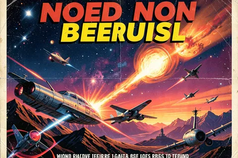 AI generated retro posters example