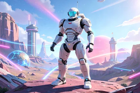 AI generated sci-fi art example