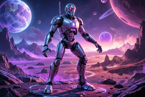 AI generated sci-fi art example