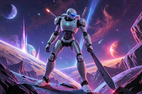 AI generated sci-fi art example