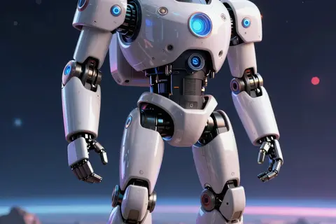 AI generated sci-fi art example