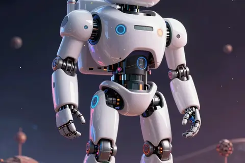 AI generated sci-fi art example