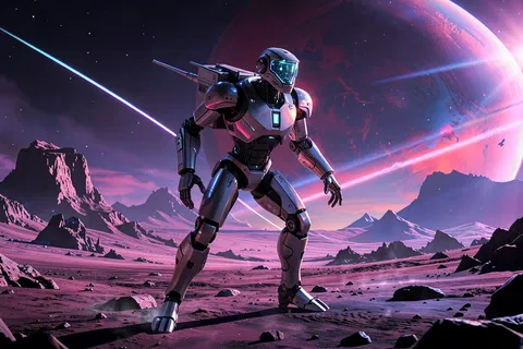 AI generated sci-fi art example