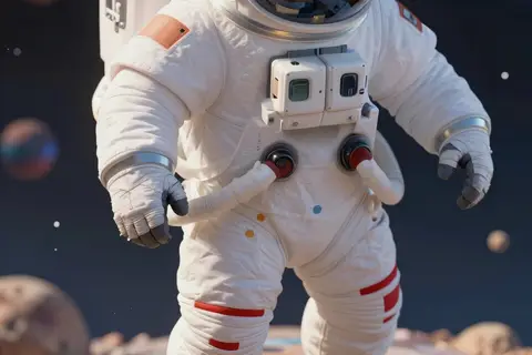 AI generated space explorers example