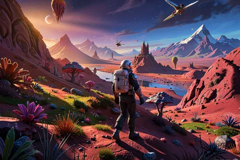 AI generated space explorers example