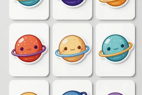 AI generated sticker packs example