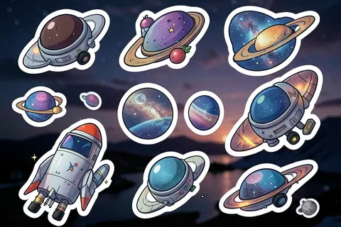 AI generated sticker packs example