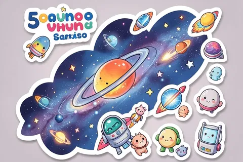 AI generated sticker packs example