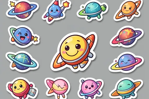 AI generated sticker packs example