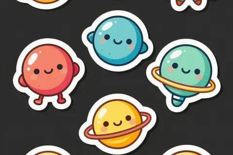 AI generated sticker packs example