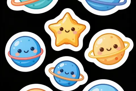 AI generated sticker packs example