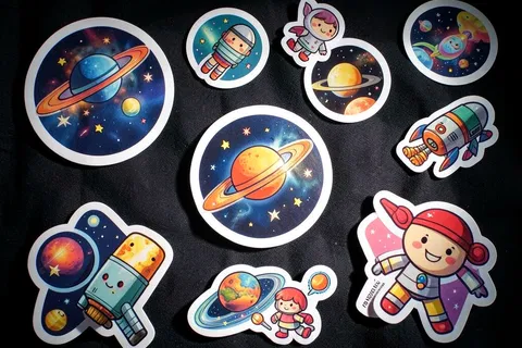 AI generated sticker packs example