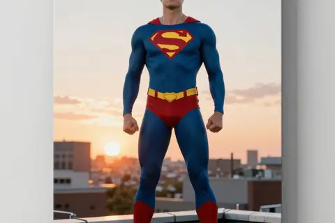 AI generated superhero characters example