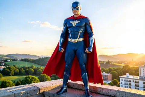 AI generated superhero characters example