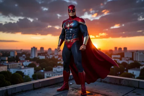 AI generated superhero characters example