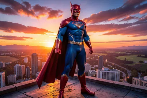 AI generated superhero characters example