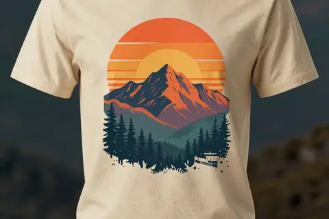 AI generated t-shirt designs example