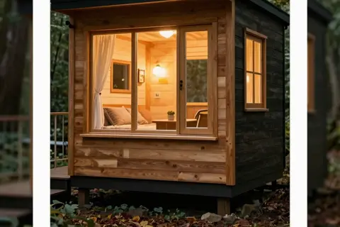 AI generated tiny houses example