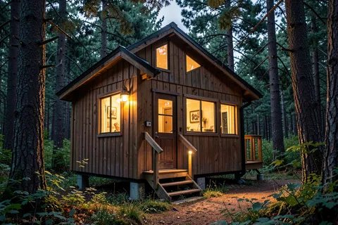 AI generated tiny houses example