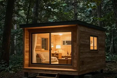AI generated tiny houses example