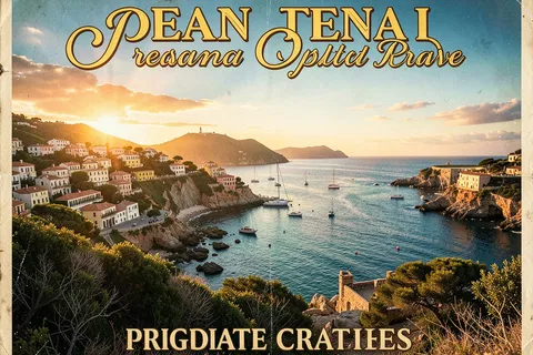 AI generated travel posters example
