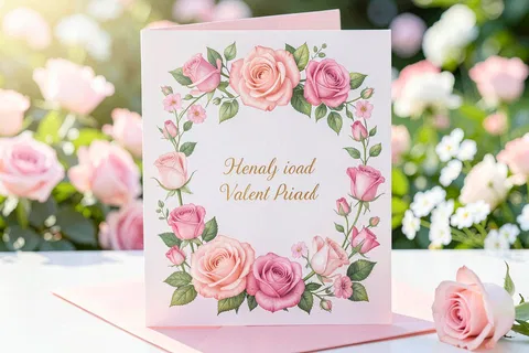 AI generated valentine cards example