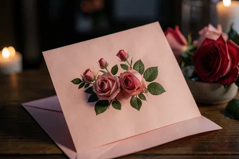 AI generated valentine cards example