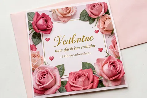 AI generated valentine cards example