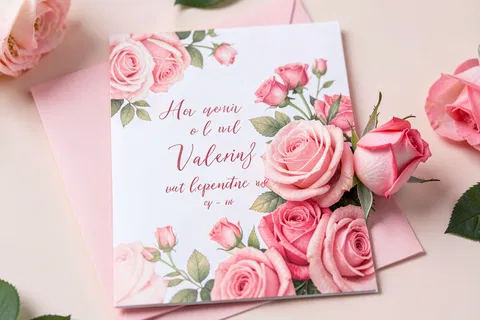 AI generated valentine cards example