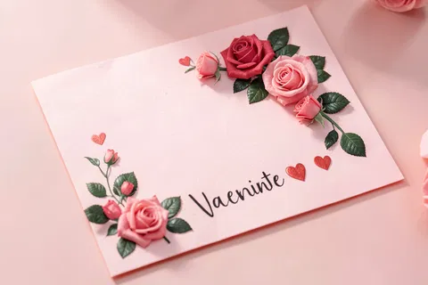 AI generated valentine cards example