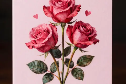 AI generated valentine cards example