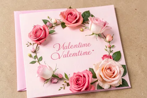 AI generated valentine cards example