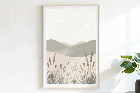 AI generated wall art example