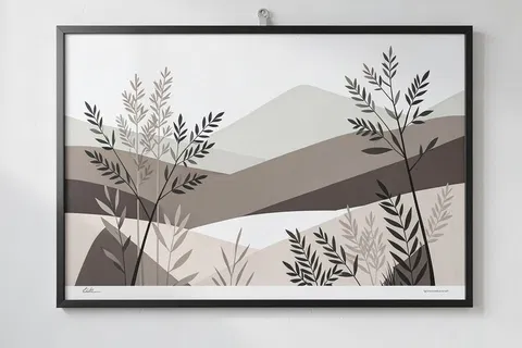 AI generated wall art example