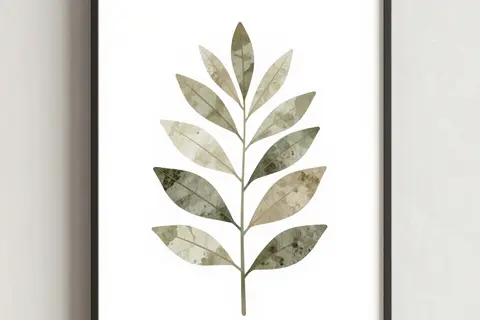 AI generated wall art example