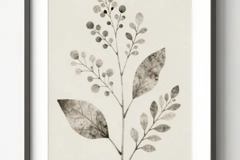 AI generated wall art example