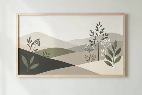 AI generated wall art example