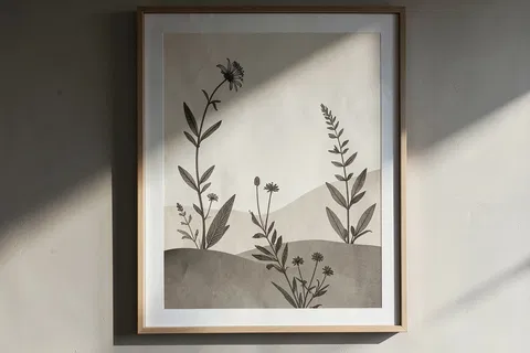 AI generated wall art example
