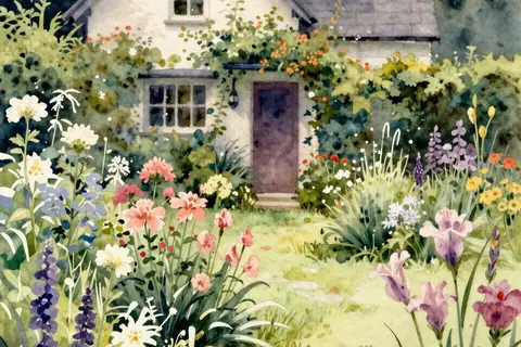 AI generated watercolour art example