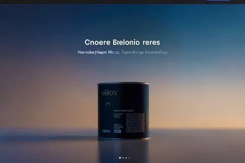AI generated website hero images example