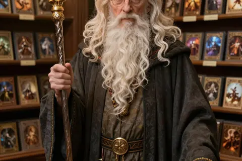 AI generated wizard art example