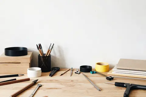 AI generated workshop scenes example