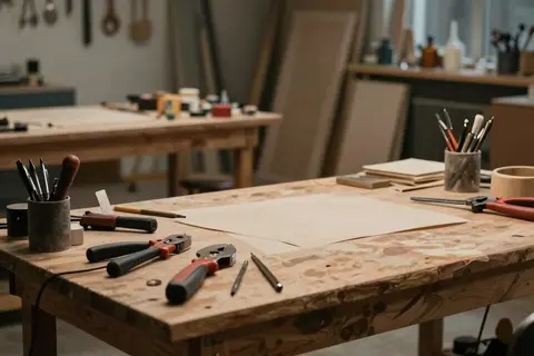 AI generated workshop scenes example