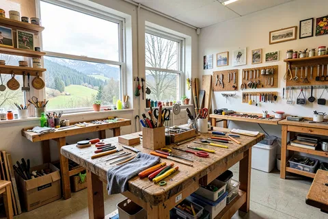 AI generated workshop scenes example