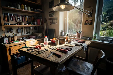 AI generated workshop scenes example