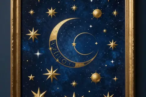AI generated zodiac art example